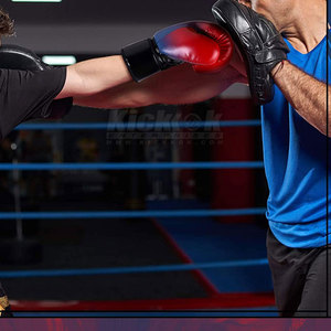 Guantes de Boxeo de Cuero de Alta Calidad para Entrenamiento, Gimnasio, Ejercicio, Ajuste Cómodo, Diseño Duradero, Antideslizantes, Muñequera Ajustable - Product Image 4