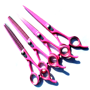 Ciseaux à cheveux professionnels en acier inoxydable, ciseaux courbes pour la coiffure, fournitures de salon de coiffure, ciseaux de coupe - Product Image 4