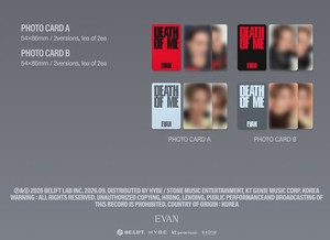 EVAN DEATH OF ME [Versión Photobook] 1er Mini Álbum - Product Image 4