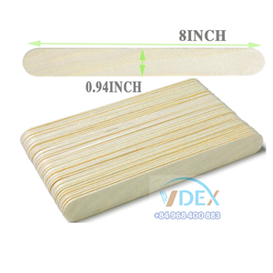 8 Inch Jumbo Wooden Craft <b>Sticks</b> Premium Natural Wood Ice Cream <b>Sticks</b> Tongue Depressors for Waxing and Crafts - Product Image 1