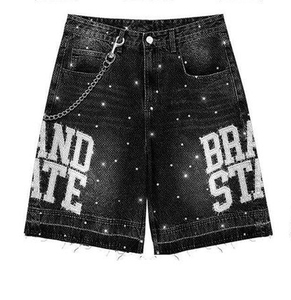 Unisex Men's Casual Breathable Print Two-Piece Sweat <b>Set</b> 100% Cotton Men's Street Style T-Shirt and Shorts <b>Set</b> Digital Printed - Product Image 4
