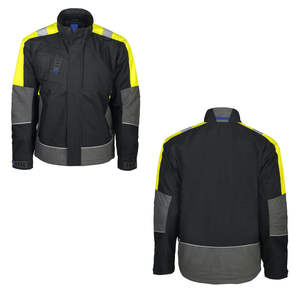 Chaqueta de Seguridad Fluorescente, Resistente al Agua, Transpirable, Reflectante, Certificada CE, con Tejido de Malla, para Trabajo, Invierno - Product Image 1