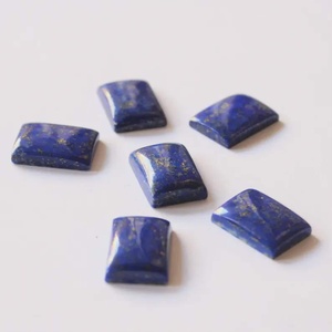 Pierre précieuse naturelle Lapis Lazuli taille baguette 2,00 carats calibrée à dos plat pour la fabrication de bijoux en gros Zubeda GEMS JEWELLRY - Product Image 2