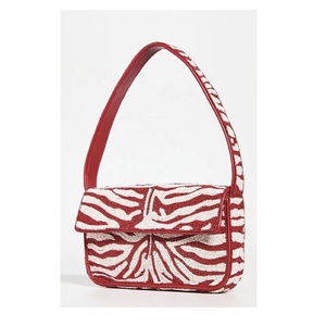 Bolso de Hombro de Alta Calidad con Cuentas, Estilo Hobo, Correa Única, Bolso Tote, para Playa, Verano, Fiesta, con Cierre de Cremallera, Regalo para Mujer - Product Image 3