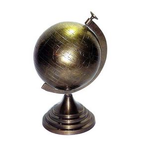 Globo de aluminio de diseño antiguo, escritorio decorativo, aspecto Vintage, artículo de regalo de Metal, globo náutico de latón, vacaciones de Navidad, venta al por mayor - Product Image 1