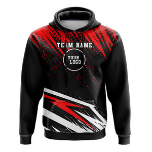 Ensemble de survêtement de lutte personnalisé noir et rouge respirant 100 % coton, sublimé, avec logo personnalisé pour l'entraînement de lutte - Product Image 2