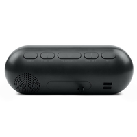 ODM Schlankes Design Dual-Alarm Schlaf-/Schlummerfunktion PLL Radiowecker mit Jumbo-LED-Anzeige Dimmer Langlebiger Kunststoff FM-Voreinstellungen Unterhaltungselektronik