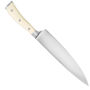 Couteaux de chef professionnels en acier inoxydable, couteaux de cuisine à lame tranchante, manche triple rivet blanc ivoire pour trancher la viande et les légumes - Product Image 2