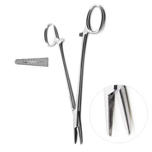 Portaagujas Halsey de 6 Pulgadas con Punta de Carburo de Tungsteno |   Pinzas de Sutura Quirúrgicas Dentales y Médicas de Ortodoncia de Dentavex - Product Image 6