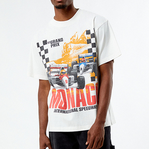 T-shirts imprimés pour hommes en promotion – Respirants, séchage rapide, légers, 100 % coton tricoté, manches courtes, col rond, faible MOQ - Product Image 4