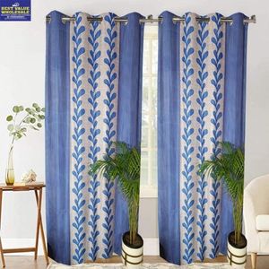 Cortina de Ventana de Poliéster Estampada de Lujo, 122 x 213 cm, Ecológica, Ignífuga, con Cenefa, Lista para Usar en el Hogar o Hotel - Product Image 3