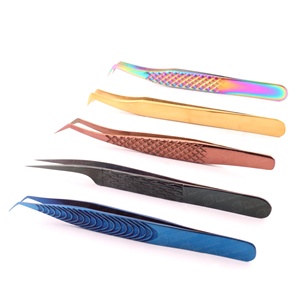 Ensemble de pinces à épiler personnalisées de haute qualité multicolore avec un style élégant pour plus de commodité - Product Image 3