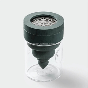 Brûleur d'encens acrylique en bois de conception moderne Mabkhar pour les cadeaux arabes d'eid Ramadan - Product Image 1