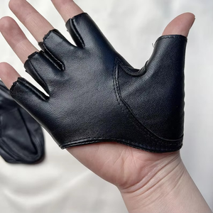 Women's Genuine Sheepskin Leather Gloves Full Finger Gloves for Outdoor Custom Driving Motorcycle 100% Sheepskin - Product Image 4