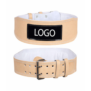 Logotipo personalizado Heavy Gym Workout Fitness Accesorios Cinturones de levantamiento de pesas de cuero Cinturón de gimnasio ajustable - Product Image 5