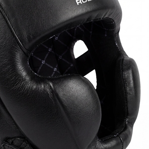 Protège-tête en cuir professionnel MMA OEM, respirant, léger, réglable, avec logo personnalisé pour l'entraînement - Product Image 4