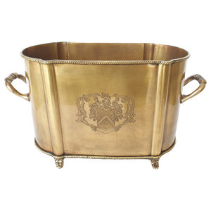 <b>Silver</b> Fish Wine <b>Ice</b> <b>Bucket</b> 4 Litre Cast Metal Champagne Chiller Tub for Coastal Bar Dining Table Party Decor - Product Image 4