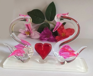 Handmade Modern Glass Rooster <b>Animal</b> Figurine <b>Crystal</b> Paperweight Earth Day Bookshelf Decor for Home Office Car Dashboard - Product Image 4