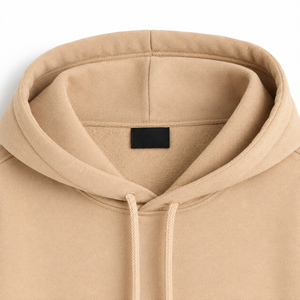 Sweat-shirt à capuche kaki pour homme, coupe oversize, décontracté, manches longues, poche en polaire, vêtement d'automne, 100% coton tricoté, 2027 - Product Image 5