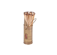 Porte-allumettes en métal de qualité supérieure avec allumeur intégré pour un style personnalisé de la maison et une décoration de table