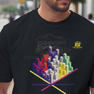 Suministro al por Mayor de Camisetas DTF Premium 2026, Diseño Personalizado, Transpirables, Ecológicas, de Tela de Felpa Suave de Poliéster/Algodón - Product Image 4