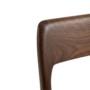 Modern Eco-Friendly Durable Solid Back Dining Chair Woven Seat Woodside for Apartment Dining Room Hotel Villa - Product Image 4
