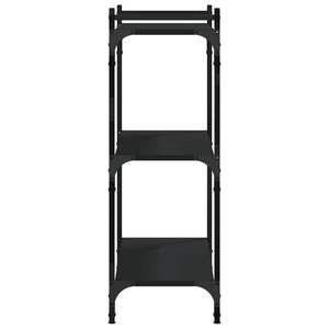 31.5\"x11.8\"x33.9\" 3-Tier <b>Black</b> Engineered Wood <b>Bookcase</b> Other Kids' Furniture - Product Image 5