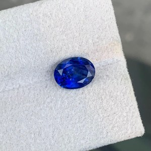 Zafiro Azul Natural, Corte Ovalado, Gema Suelta, Piedra Preciosa Premium para Joyería, Venta al Por Mayor - Product Image 1