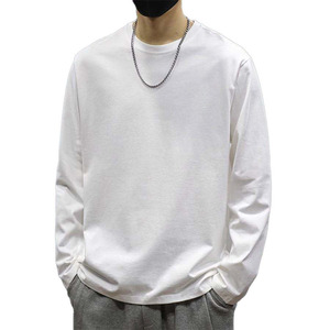Camiseta Casual de Manga Larga para Hombre, de Alta Calidad, Tejido Premium, Cuello Redondo Cómodo, Ropa Urbana de Moda, Proveedor de Prendas al por Mayor - Product Image 6