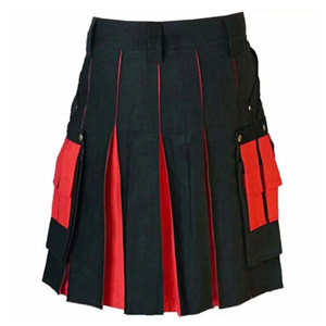 Vente en gros de kilts écossais traditionnels de haute qualité, personnalisés en acier inoxydable pour hommes et femmes, jupes tartan des Highlands - Product Image 1