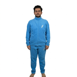 Chándal Deportivo para Hombre, Otoño Invierno, Logotipo Personalizado, Ropa Deportiva de Color, Chándal de Felpa de Algodón, Chándal de Felpa Liso - Product Image 1