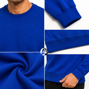 Sweat-shirt confortable pour homme, fabriqué avec un tissu doux et chaud, bordures côtelées, col classique, coutures solides et un look simple pour un style décontracté. - Product Image 5