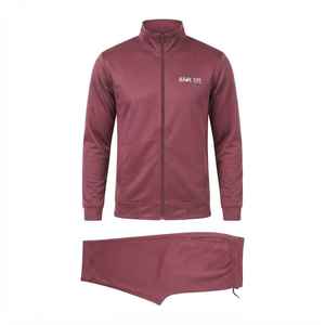 Ensemble de survêtement pour homme Hawk Eye, fermeture éclair intégrale, couleur unie, vêtements de sport décontractés, respirant, polyester, vêtements d'automne - Product Image 6