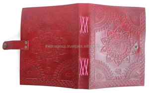 Vintage Mandala <b>Diary</b> with Snap Closure, Vintage Handmade Leather Journal <b>Notebook</b> Travel Writing Journal, Sketch <b>Notebook</b> - Product Image 4