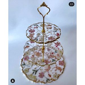 Support à gâteau de luxe en résine pour desserts, vaisselle et décorations de table de fête RR ENTERPRISES Modèle RR202512938 - Product Image 6