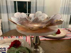 <b>Resin</b> fruit serving bowl <b>epoxy</b> handmade decorative bowl glossy finish modern home decor centerpiece stylish gift item - Product Image 4