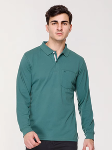 Prix d'usine, polos à manches longues avec style tendance, multicolores et coupe classique, polos à manches longues - Product Image 5