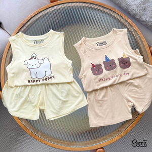 ชุดเสื้อผ้าเด็กแบบยูนิเซ็กซ์ เนื้อผ้านุ่ม น้ำหนักเบา เหมาะสำหรับฤดูร้อน ผลิตในเวียดนาม สัมผัสนุ่มพิเศษ - Product Image 4