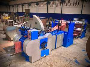 Machine à fabriquer des sacs en papier BAGMAC, entièrement automatique, haute vitesse, pour sacs de courses, avec accessoire d'impression bicolore - Product Image 4