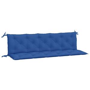 Lot de 2 coussins de banc de jardin en tissu Oxford bleu 100 % polyester – Coussins et oreillers d'extérieur élégants - Product Image 5