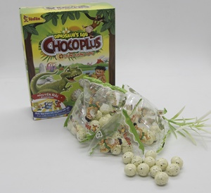 Dinosaur Egg Chocolate Peanuts Colorful Candy Coated Snack for Kids Retail Gift Packs and Confectionery Distribution - Product Image 5