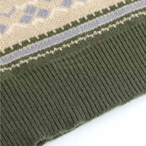 Pull en tricot d'hiver pour femme de qualité supérieure, 100% coton/laine, respirant, tailles et couleurs personnalisables, service OEM disponible - Product Image 5