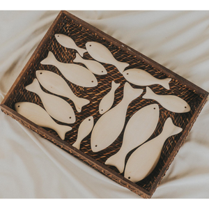 Poisson décoratif en bois fabriqué à partir de bois naturel avec une forme élégante pour la décoration intérieure et une utilisation créative - Product Image 6