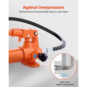 Prensa hidráulica de Taller 10 T con placa de prensa para prensas hidráulicas eficientes de flexión - Product Image 4