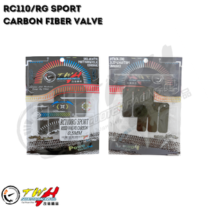 TWH RC110 RG SPORT Taiwán hizo la válvula de admisión de fibra de carbono de la motocicleta para HONDA para SUZUKI (2 piezas) - Product Image 6
