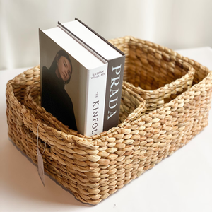 Minimal <b>Large</b> Handmade Rattan <b>Baskets</b> For Organizing Kitchen Accessories And Household Goods Eco Friendly Natural Rattan <b>Baskets</b> - Product Image 4