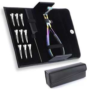 Kit de alicates con agujas en forma de C para extensiones de cabello, herramientas de alta calidad, acero inoxidable quirúrgico sostenible - Product Image 4