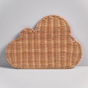 Nuage en rotin tressé à la main pour les chambres de bébé, prix le plus bas, décoration murale naturelle. - Product Image 1