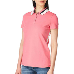 Camisas con Cuello Transpirables Personalizadas para Mujer, Polos de Tenis Blancos al por Mayor, Tops de Golf de Manga Corta para Dama, Fabricante OEM - Product Image 3
