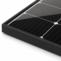 Panneau solaire monocristallin HJT PERC 450W à haute efficacité, module PV demi-cellule pour système solaire résidentiel sur toiture